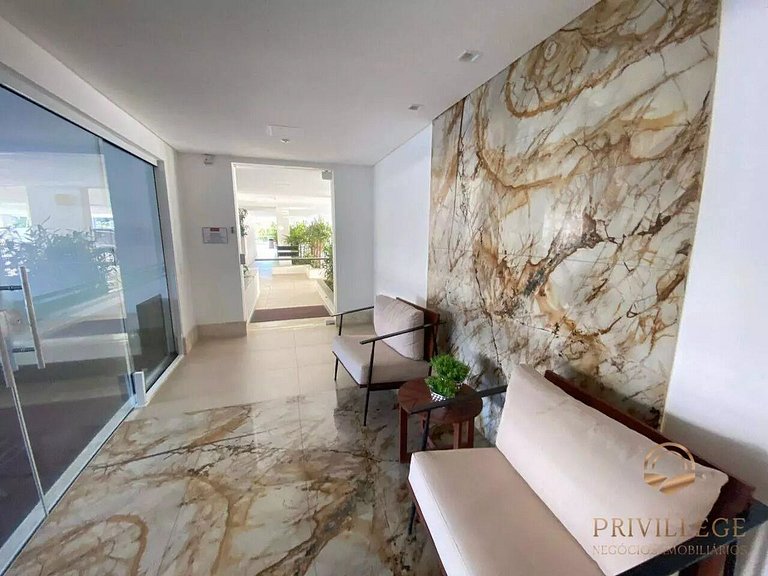 Apartamento com 3 suítes e vista mar em Palmas