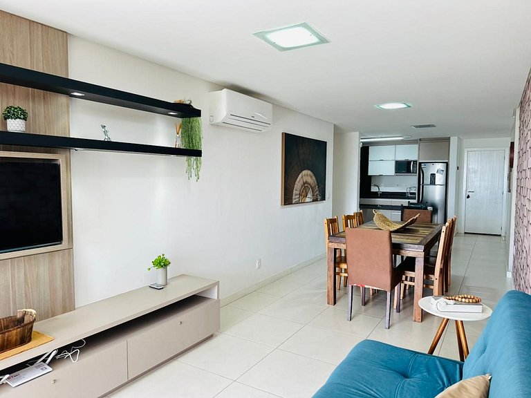 Apartamento com 3 suítes e vista mar em Palmas