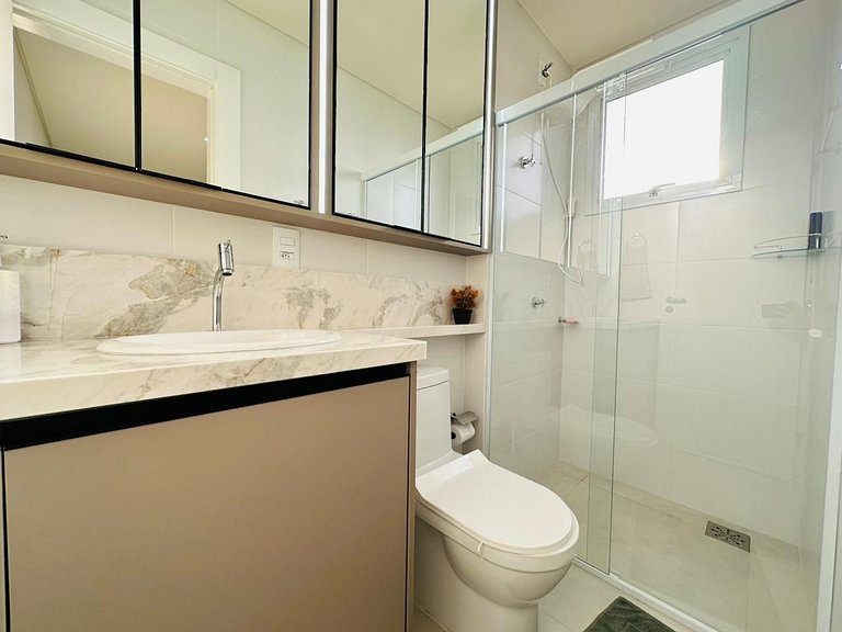 Apto Vista Mar • 3Q Praia Grande