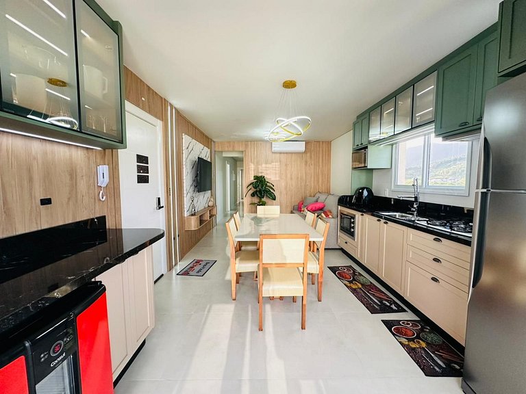 Apto Vista Mar • 3Q Praia Grande