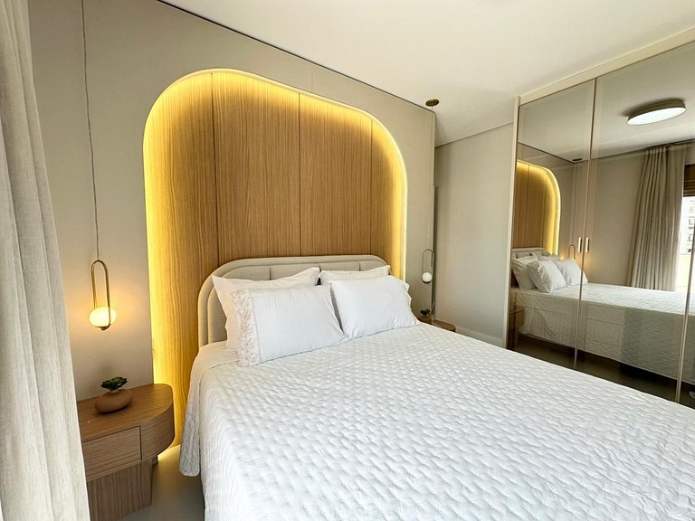 Apto Novo - 3 quartos Premium na Praia Grande