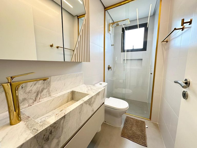 Apto Novo - 3 quartos Premium na Praia Grande