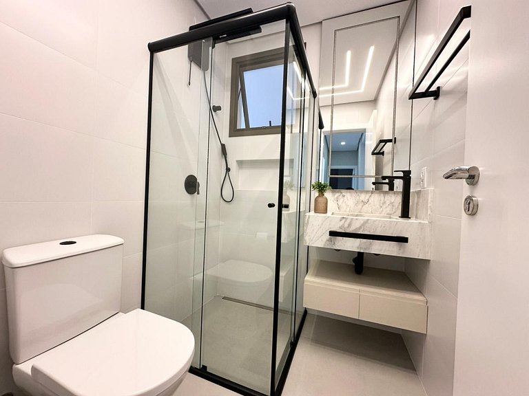 Apto Novo - 3 quartos Premium na Praia Grande