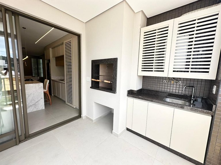 Apto Novo - 3 quartos Premium na Praia Grande